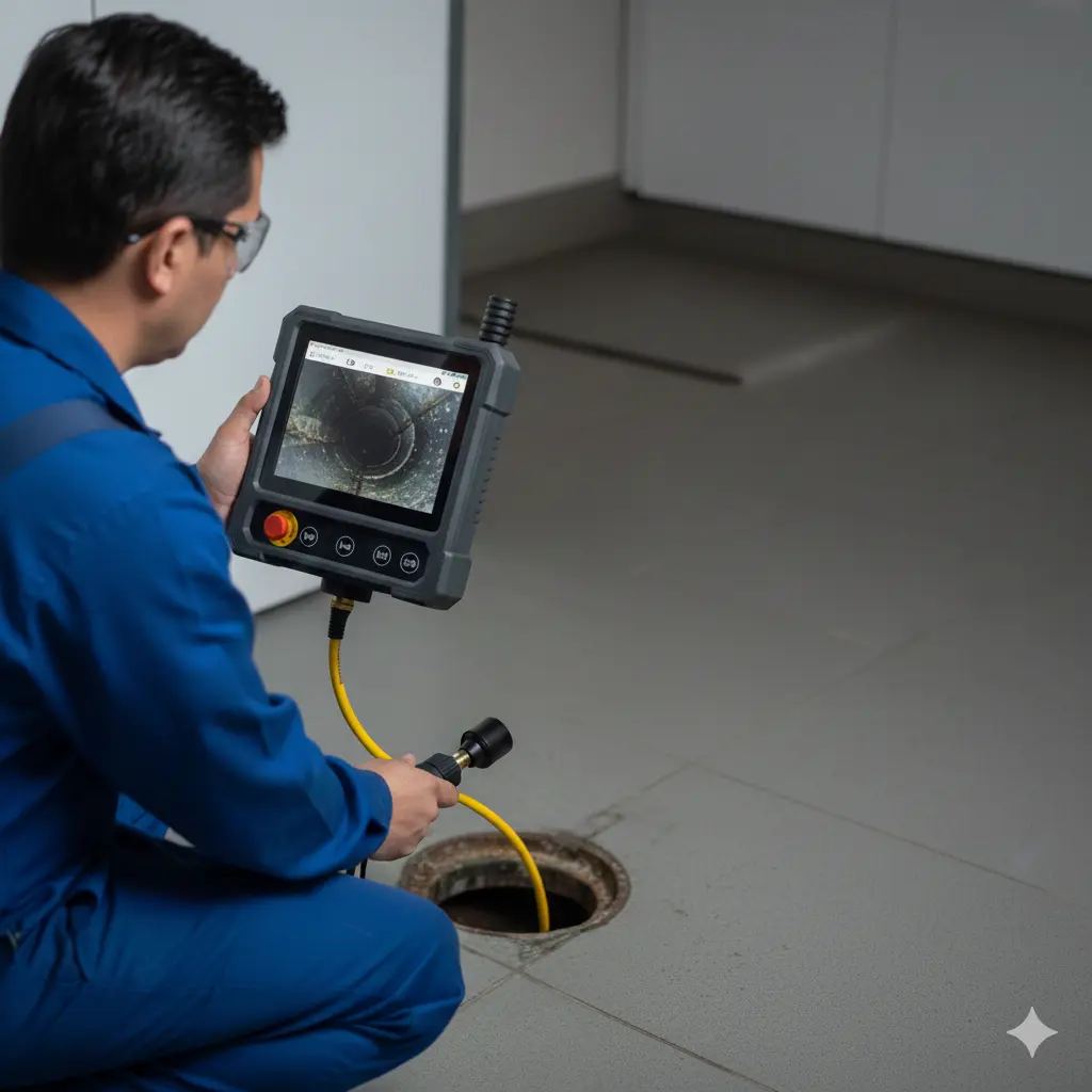 Video inspección de cañerías en Santiago